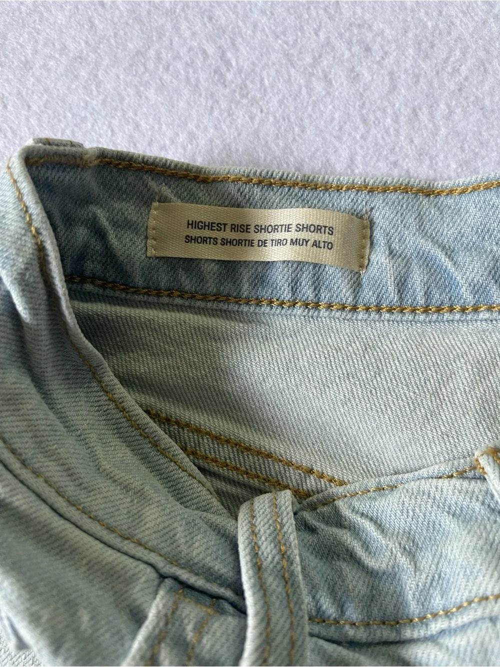 Universal Thread Light Blue Distressed Jean Shorts